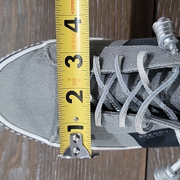 Sperry Rave Verge Hi-Top Sneaker Grey Size 9.5 - Picture 16 of 16